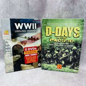 History Channel WWII DVD Set: Unsung Heroes & D-Days In The Pacific